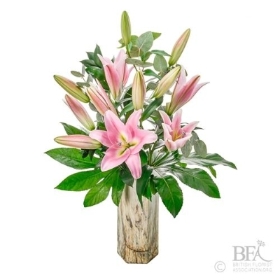 Simply Pink Lilies